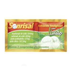 Sonrisal Sabor Limao 2 Comprimidos Efervescentes