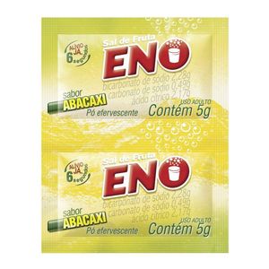 Sal De Fruta Eno Sabor Abacaxi 2 Envelopes De 5g