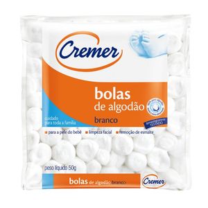 Bolas De Algodao Cremer 50g