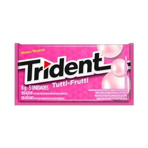 Ciclete Sabor Tutti Frutti 8g Trident 5u