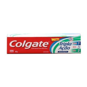 Creme Dental Tripla Proteçao Menta Original Colgate 90g