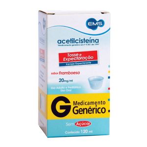 Acetilcisteina 20mg/Ml Xarope Pediatrico 120ml - Ems Generico