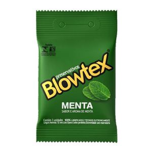 Preservativos Com Sabor E Aroma De Menta Blowtex 3u