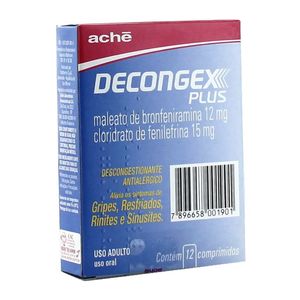 Decongex Plus 12 Comprimidos