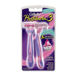 Aparelho De Depilaçao Prestobarba3 Feminino Gillette 2u