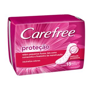 Protetor Diario Proteçao Com Perfume Carefree 15u