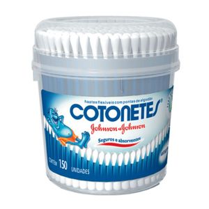 Hastes Flexiveis Pote Cotonetes 150u
