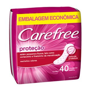Protetor Diario Proteçao Com Perfume Carefree 40u
