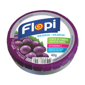 Balas Diet Sabor Uva Flopi 40g