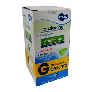 Loratadina 1mg/Ml Xarope 100ml - Ems Generico
