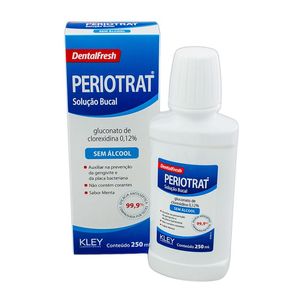 Soluçao Bucal Periotrat Sem Alcool Dentalfresh 250ml