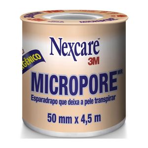 Fita Micropore Nexcare Bege 50mm X 4,5m