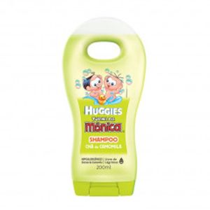 Shampoo Infantil Cha De Camomila Turma Da Monica Huggies 200ml