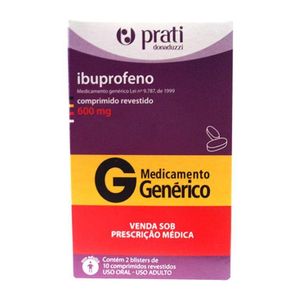 Ibuprofeno 600mg 20 Comprimidos - Prati Donaduzzi Generico