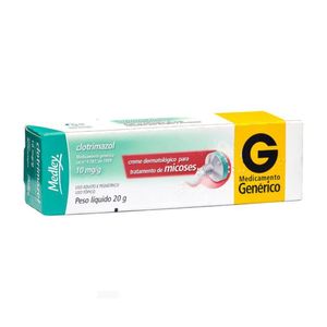Clotrimazol 10mg/G Creme 20g - Medley Generico