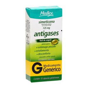 Simeticona 125mg 10 Capsulas Gelatinosas - Medley Generico