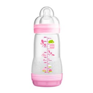 Mamadeira Ortodontica First Bottle Bico Fluxo Lento Menina Mam 260ml