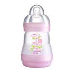 mamadeira-ortodontica-first-bottle-bico-fluxo-lento-menina-mam-160ml