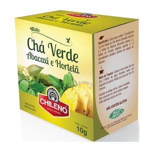 Misto De Cha Verde, Abacaxi E Hortela Chileno 10 Saches