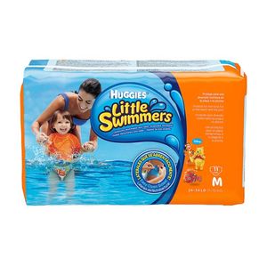 Fralda Para Piscina Huggies Little Swimmers Tamanho Médio 11 Unidades