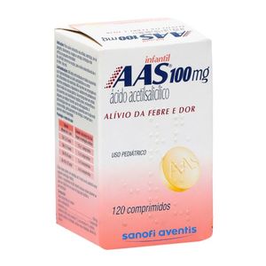 Aas Infantil 100mg 120 Comprimidos