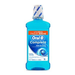 Antisseptico Bucal Complete Menta Oral-B Leve 500 Pague 300