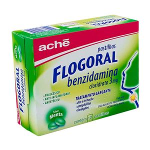Flogoral Menta 12 Pastilhas