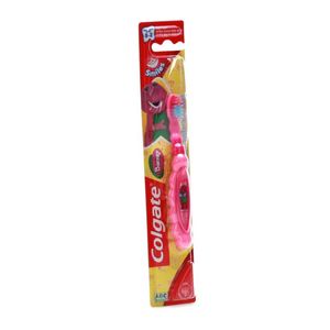 Escova Dental Infantil Smiles Barney 0 A 2 Anos Extra Macia Colgate