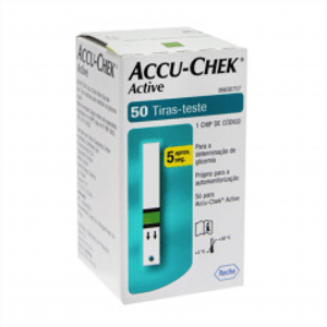 Tiras Para Teste Active Accu-Chek 50u