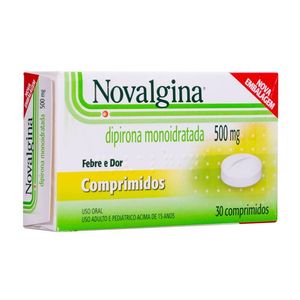 Novalgina 500mg 30 Comprimidos