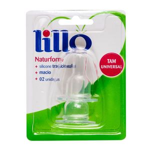 Bico Para Mamadeira Silicone Universal Naturform Lillo 2u