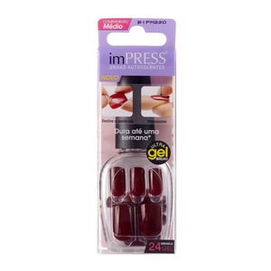Unhas Postiças Autocolantes Comprimento Medio Pretty Please Impress 24 und