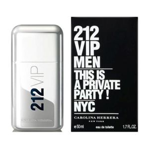 Perfume Masculino 212 Vip Men Carolina Herrera Edt 50ml