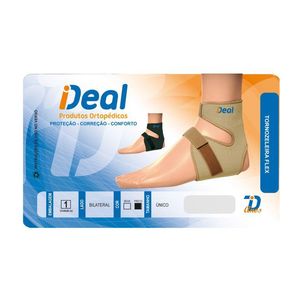 Tornozeleira Flex Bilateral Cor Preta Tamanho Unico