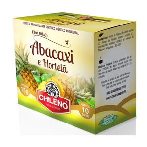 Cha Misto Abacaxi E Hortela Chileno 10 Saches