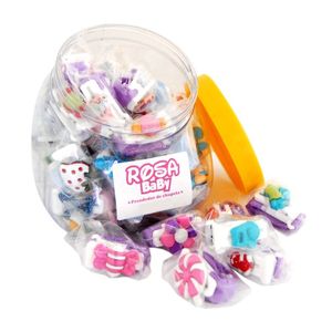 Prendedor De Chupeta Diversos Modelos Rosa Baby 1u