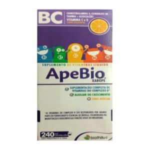 Suplemento de Vitaminas Líquido Apebio Xarope 240ml