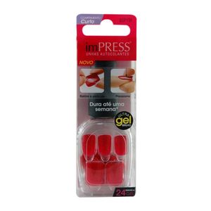 Unhas Postiças Autocolantes Comprimento Curto Trend Alert Impress 24 und