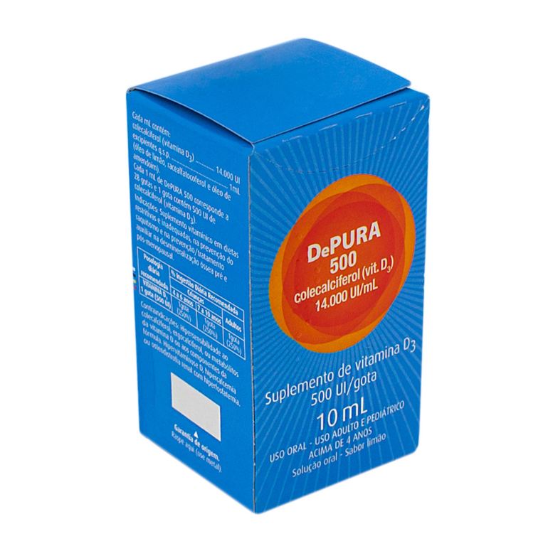 Depura 500 Soluçao Oral Gotas 10ml São Rafael Farmácias