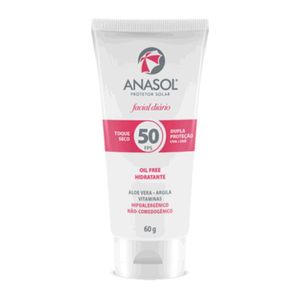 Protetor Solar Facial Fps 50 Oil Free Anasol 60g