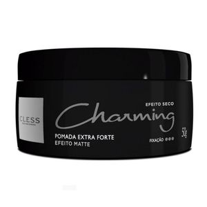 Pomada Modeladora Extra Forte Efeito Seco Charming 50g
