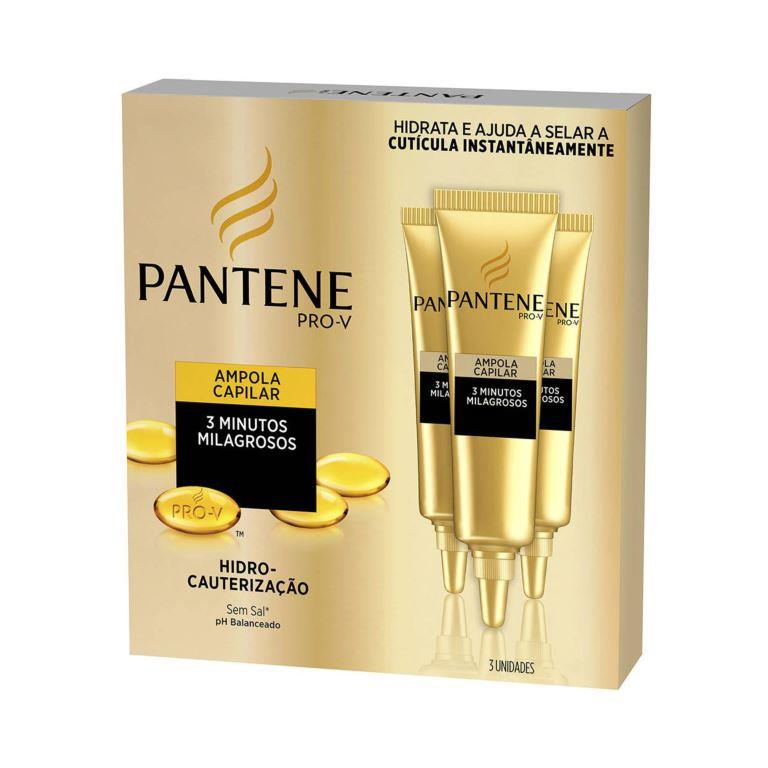 Kit Hidro Cauterizaçao Pantene 3 Ampolas De 15ml Cada São Rafael Farmácias 9013