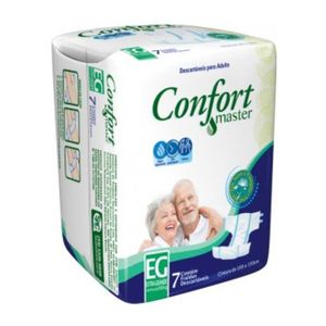 Fralda Geriatrica Confort Master Tamanho Extra Grande 7u