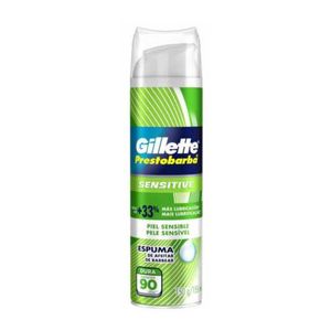Espuma De Barbear Sensitive Prestobarba 150g Gillette