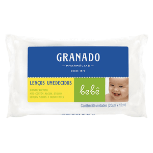 Lenços Umedecidos Tradicional 50u Granado