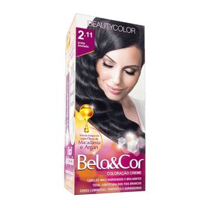 Tintura Kit 2.11 Preto Azulado Bela&Amp;Cor