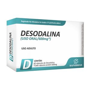 Desodalina 600mg 60 Capsulas