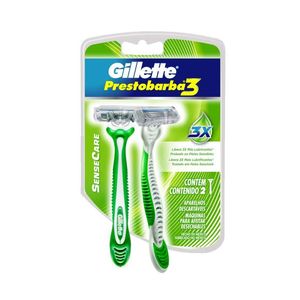 Aparelho De Barbear Gillette Prestobarba 3 Sensitive