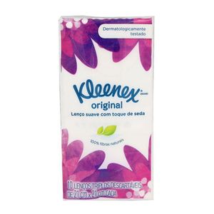 Lenços De Papel Original Kleenex 10u