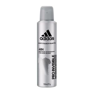 Desodorante Aerossol Pro Invisible Masculino Adidas 150ml
